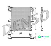 DENSO ENGINE COOLING RADIATOR DRM45017 FOR MITSUBISHI