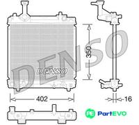 DENSO ENGINE COOLING RADIATOR DRM47027