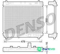 DENSO ENGINE COOLING RADIATOR DRM50059 FOR TOYOTA