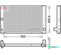 DENSO ENGINE COOLING RADIATOR DRM50123 FOR TOYOTA