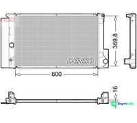DENSO ENGINE COOLING RADIATOR DRM50126 FOR TOYOTA