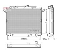 Denso DRM50148 Engine Cooling Radiator