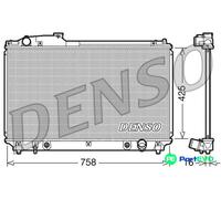 DENSO ENGINE COOLING RADIATOR DRM51003 FOR LEXUS
