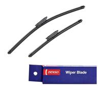 DENSO Flat Front Window Wiper Blade DF206-500/350mm - Premium All Season Replacement Wipers - New bayonet Arm - RHD