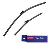 DENSO Flat Front Window Wiper Blade DF212-680/425mm - Premium All Season Replacement Wipers - Push Button Arm - RHD