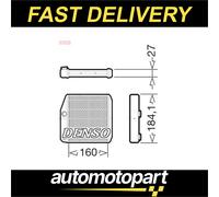 Denso Heater Matrix DRR09076 Exchanger Interior 77363898 77365032 1618468 New