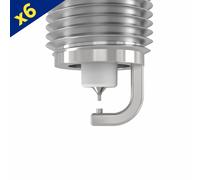 Denso IKH20TT Iridium Spark Plugs x6 Ignition Electrical Replacement Spare