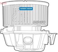 Denso Interior Blower 12V Voltage Replacement FIts Citroen Peugeot DEA07016