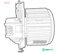 DENSO INTERIOR BLOWER DEA09070 FOR FIAT