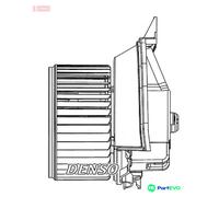 DENSO INTERIOR BLOWER DEA09203 FOR OPEL VAUXHALL