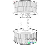 DENSO INTERIOR BLOWER DEA17002 FOR MERCEDES-BENZ