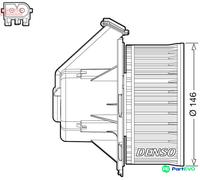 DENSO INTERIOR BLOWER DEA17032