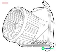 DENSO INTERIOR BLOWER DEA21006 FOR PEUGEOT