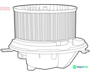 DENSO INTERIOR BLOWER DEA32002 FOR AUDI SEAT SKODA VW