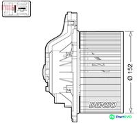 DENSO INTERIOR BLOWER DEA41015 FOR HYUNDAI KIA