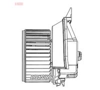 Denso Interior Blower Fits Vauxhall Adam Corsa Corsavan DEA09203