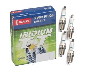 DENSO Iridium TT Spark Plug 4 Pack - IXEH20TT - Twin Tip - The Powerful Premium Quality Ultra-Efficient Replacement Plug