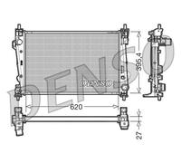 DENSO DRM01007 Radiator, engine cooling for ALFA ROMEO