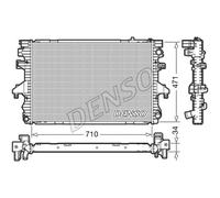 DENSO DRM32040 Engine radiator