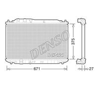 DENSO RADIATOR DRM40029 FOR HONDA 1.8 CIVIC VIII HATCHBACK (05-)