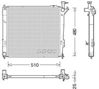 Denso DRM41015 Engine Cooling Radiator