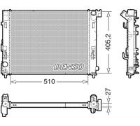 Denso DRM46076 Engine Cooling Radiator Fits Dacia Jogger Sandero 3 Nissan Juke