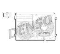 DENSO Radiator Fan - DER32012 - Engine Cooling - Genuine OE Replacement Part
