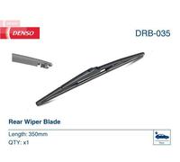 Rear Wiper Blade fits DAIHATSU SIRION M3, M301 1.0 1.3 1.5 2005 on Denso Quality