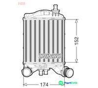 DENSO RIGHT CHARGE AIR COOLER DIT09111