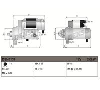DENSO Starter - DSN3137