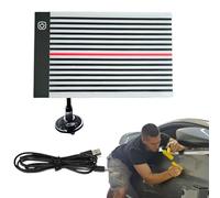 Dent Finder - 35x20cm Reflection Light, Scratched Panel Plate, Steel Dent Tool for Automobiles, Automotive Repair Indicator | Adjustable Lighting Assistant