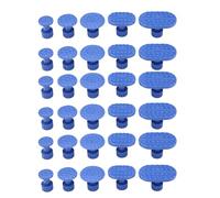 Dent Lifter Puller Grip Tabs, 30pcs Car Body Dent Removal Pulling Tabs Paintless Repair Tools Glue Puller Tabs Blue