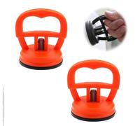 Dent Puller Car Dent Puller (Set of 2), Vacuum Suction Cup Rubber Suction Cups with Thread, Suction Cup Small Suction Lifter for Lifting and Removing Glass, Computer Picture Screen (Orange Large)