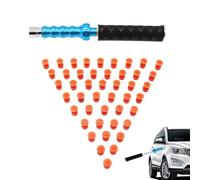 Dent Puller | Draw Hammer With 50 Adhesive Pads, Repair Tools For Vehicle Dents | Shotpit Hammer, Professional Car Repair Tool For Dents With 50 Pcs Pull Tabs
