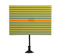 Dent Repair Board, Dent Checking Reflector Board, Paintless Dent Repair Removal Tool Checking Reflector Line Board Car Fix Tools Yellow and Blue Color