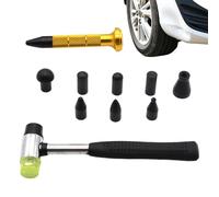 Dent Repair Kit - 250g Body Tool Set | Paintless Dent Removal Hammer Made of and Metal with 9 Interchangeable Heads | Seamless Plate Levelling Pen for Cars, Refrigerators and Me