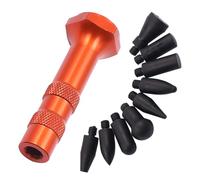 Dent Repair Tap Down with Rubber Tips,Dent Removal Repair Remover Tool Kit | Car Dent Puller Set Dent Repair Tools with 9 Heads Tips for Exterior Damage