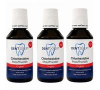 Dent X Pert Chlorhexidine Mouthwash Original Alcohol Free | Antibacterial Mouthwash with Digluconate | Daily Oral Care & Fresh Breath (Pack of 3 x 300ml Each)