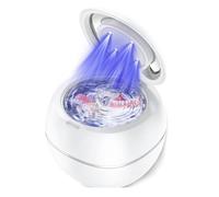 Denta Clean - Ultrasonic Cleaner & UV Sterilizer, Denta Clean Ultrasonic Denture Cleaner, 180ml Ultrasonic Retainer Cleaner for Dental Pods, Dentures, and Jewelry (EU,White)