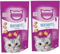 Dentabites Adult Cat Treats With Chicken 40g 2 Packs Bundled by Smart Cutie