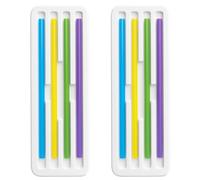 Dental Abrasive Strips, 120pcs Tooth File for Sharp Teeth, Dental Polishing Strips for Smoothing and Shaping, 15 x 0.4 cm