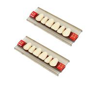 Dental Acrylic Resin Denture Tooth Kit False Tooth Dental Teeth Dentures False Teeth False Tooth Kit 2 Set (A3)