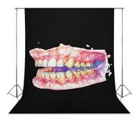 Dental Anatomy Art Print Classic Photography Backdrops Photoshoot Backdrop Background Easter Halloween Birthday Party