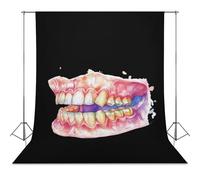 Dental Anatomy Art Print Classic Photography Backdrops Photoshoot Backdrop Background Easter Halloween Birthday Party