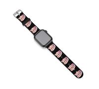 Dental Anatomy Art Print Printed Silicone Watch Band Compatible with IWatch Waterproof Soft Replacement Strap 42mm/44mm