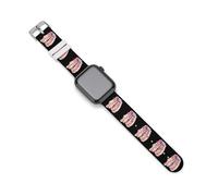 Dental Anatomy Art Print Printed Silicone Watch Band Compatible with IWatch Waterproof Soft Replacement Strap 42mm/44mm