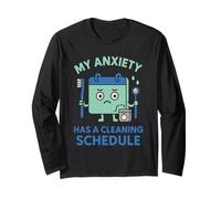 Dental Anxiety Humor Dentist Fear Floss Cavity Survivor Long Sleeve T-Shirt
