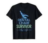 Dental Anxiety Humor Dentist Fear Floss Cavity Survivor T-Shirt