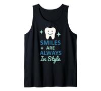 Dental Anxiety Humor Dentist Fear Floss Cavity Survivor Tank Top