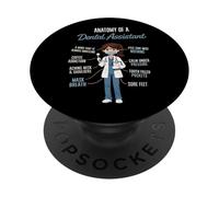 Dental Assistant Anatomy Anatomy Of A Dental Assistant A PopSockets Adhesive PopGrip